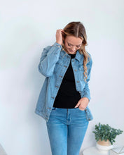Load image into Gallery viewer, DENIM SHIRT JACKET

