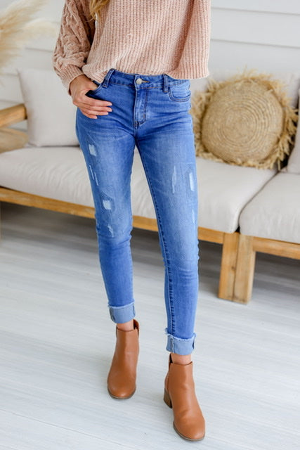 MUM  PATCH JEAN
