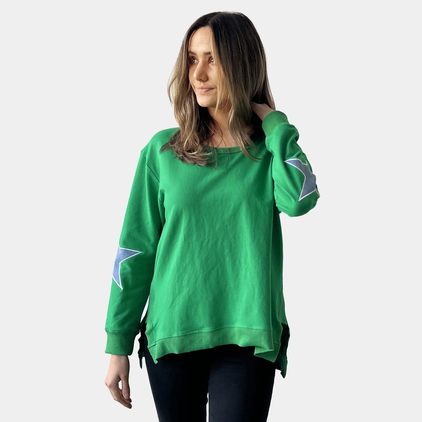 AMY GREEN SWEATER
