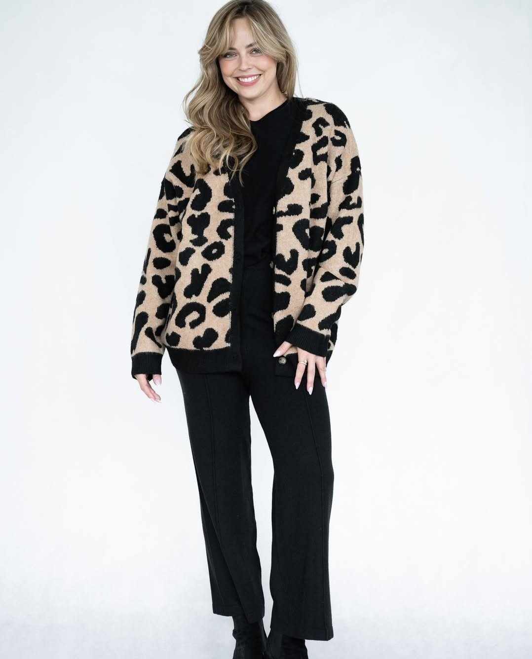 LEOPARD CARDIGAN