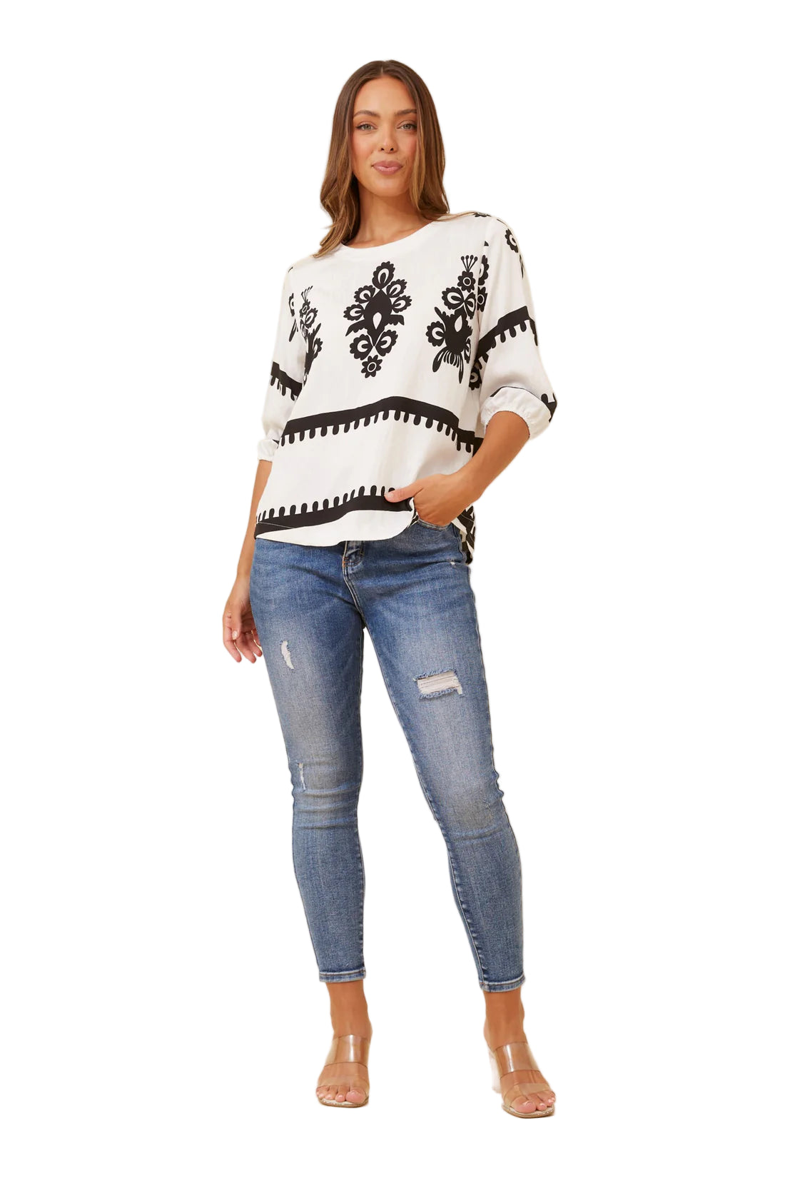 TATUM TOP IN WHITE