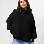 POLO NECK PONCHO