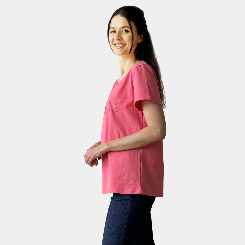 WATERMELON V NECK TEE