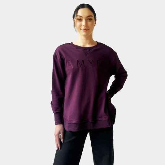 AMYIC SWEATER PLUM