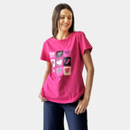 BELLA TEE HOT PINK