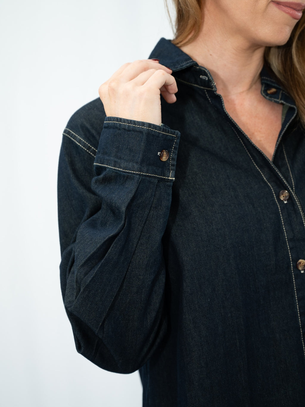 HAYLEY DENIM SHIRT