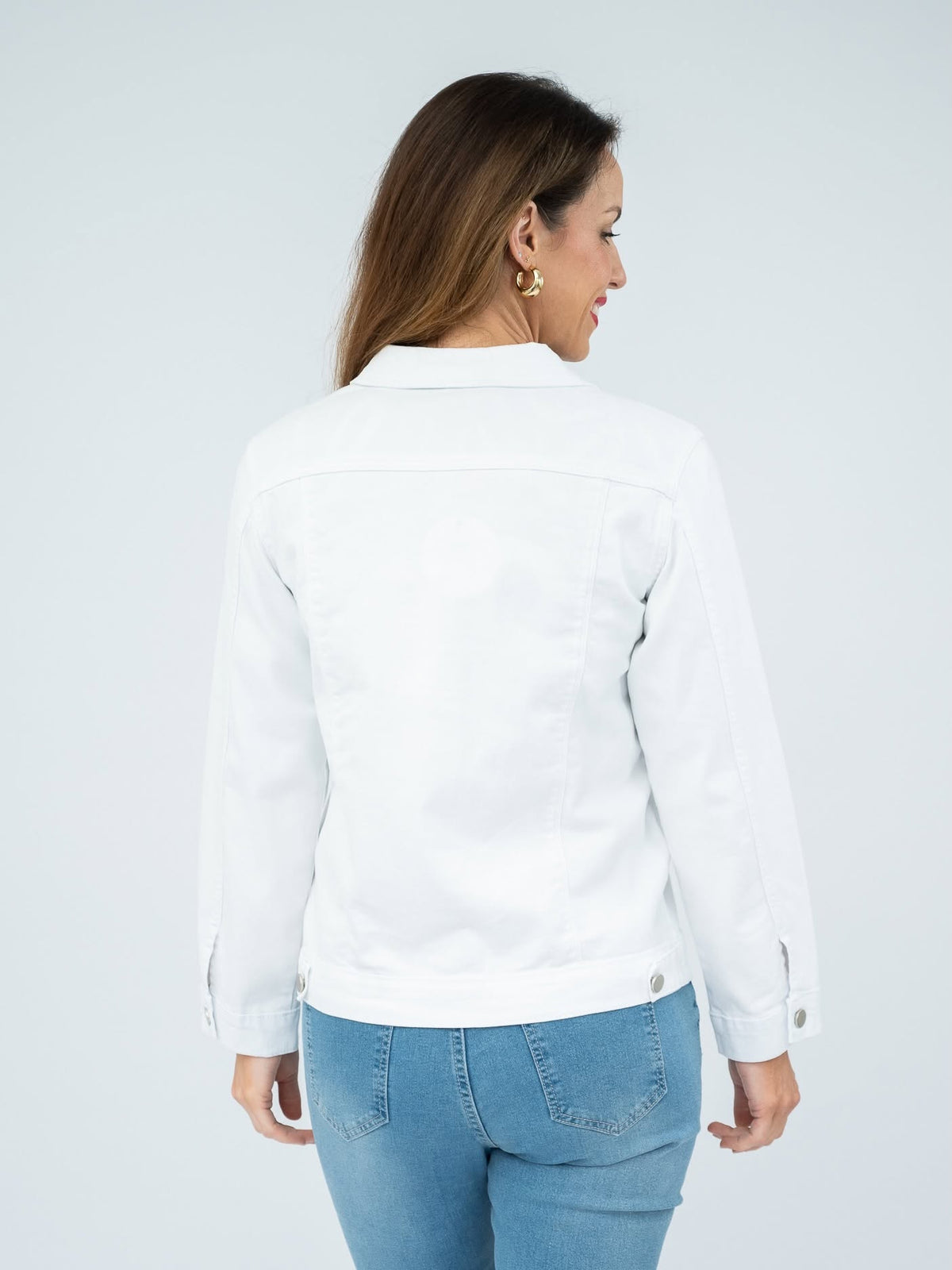 WHITE DENIM JACKET