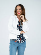 WHITE DENIM JACKET