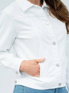 WHITE DENIM JACKET