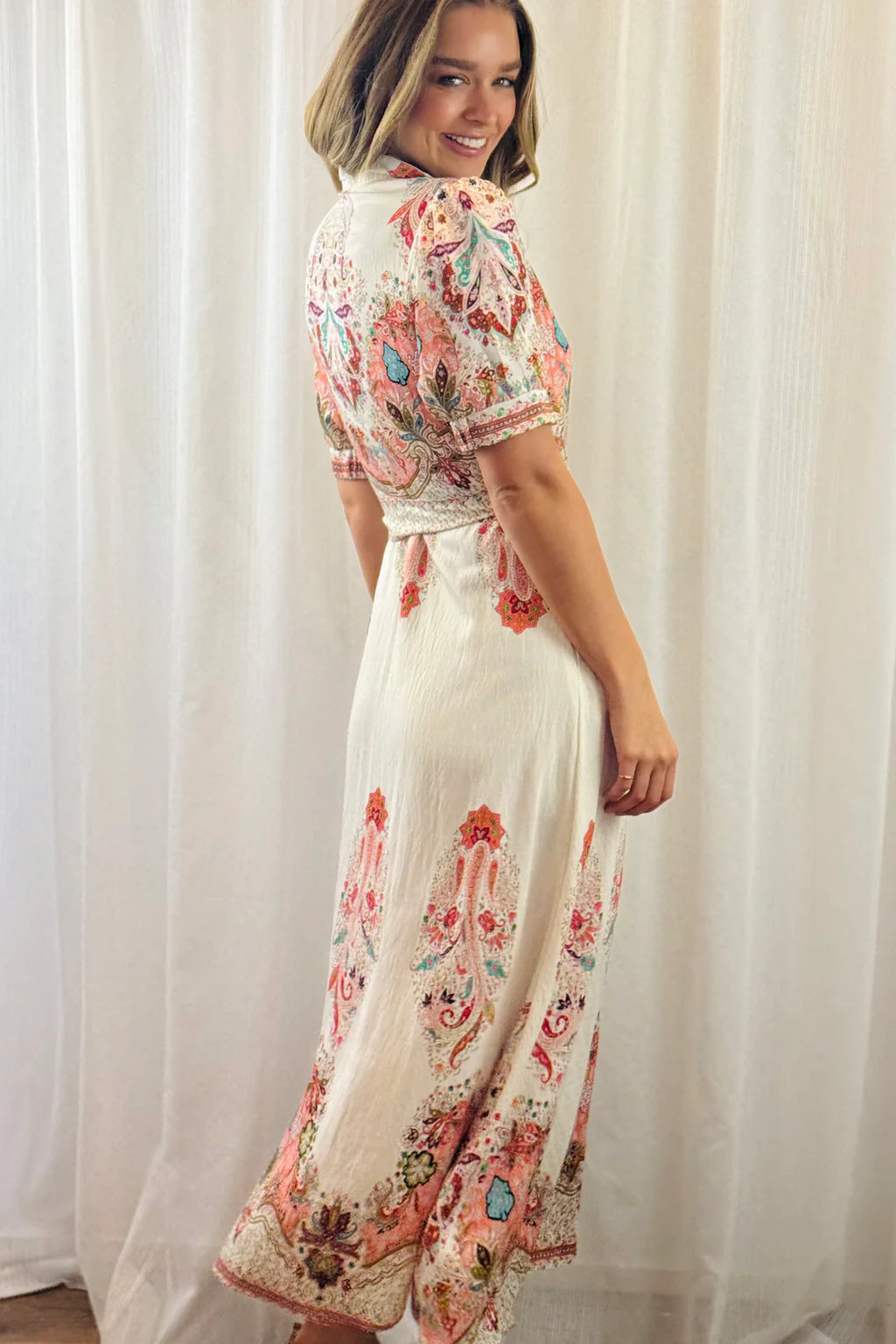 FAIT DRESS IN CREAM