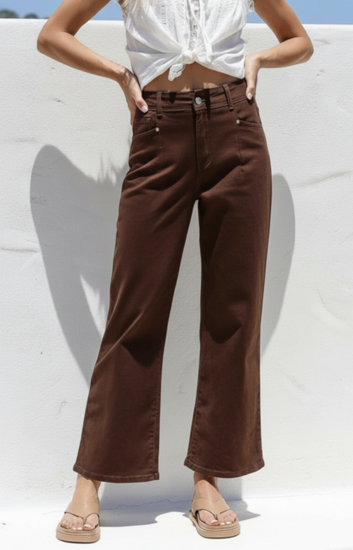 J LO JEAN IN CHOCOLATE