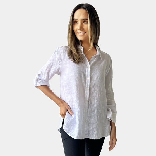 OLIVIA LINEN SHIRT