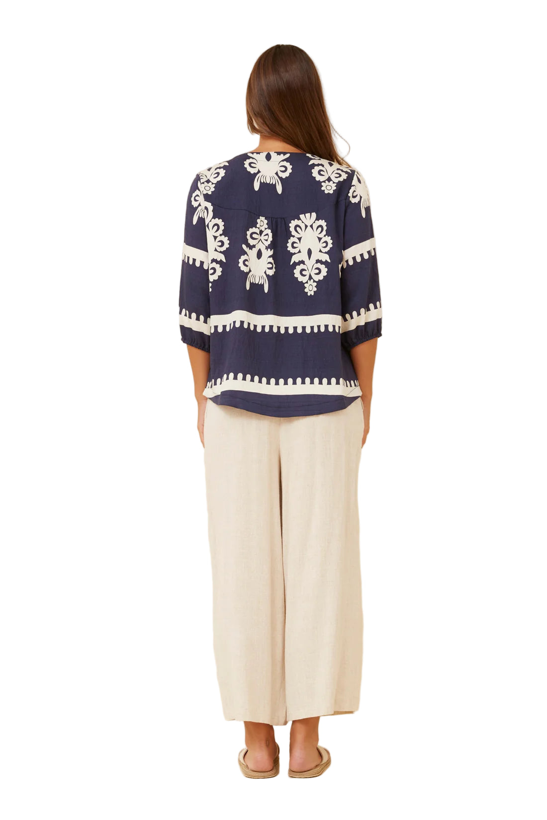 TATUM TOP IN NAVY