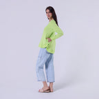 AMYIC SWEATER IN FLUORESCENT GREEN