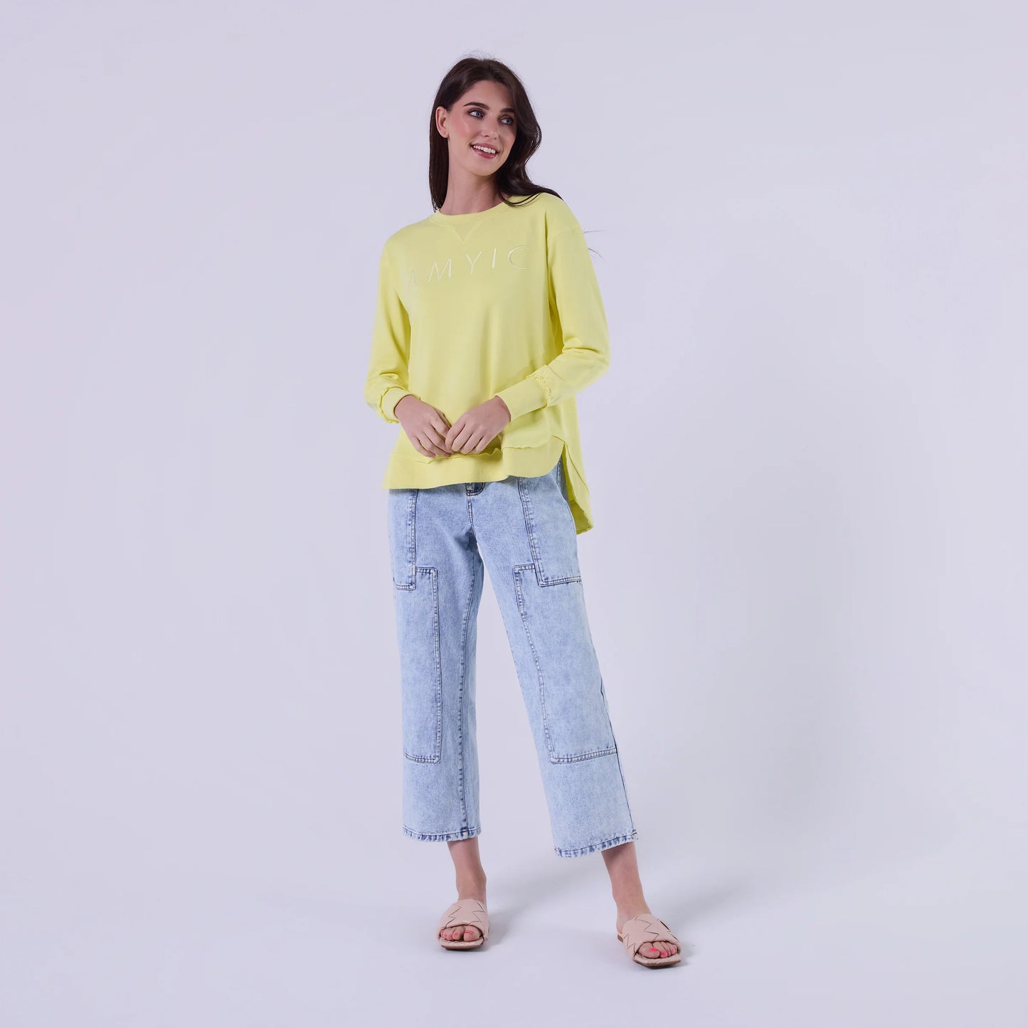 AMYIC SWEATER IN YELLOW