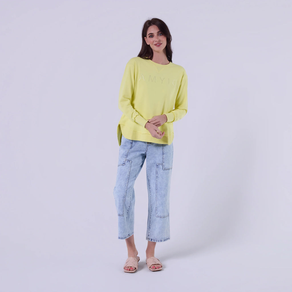 AMYIC SWEATER IN YELLOW