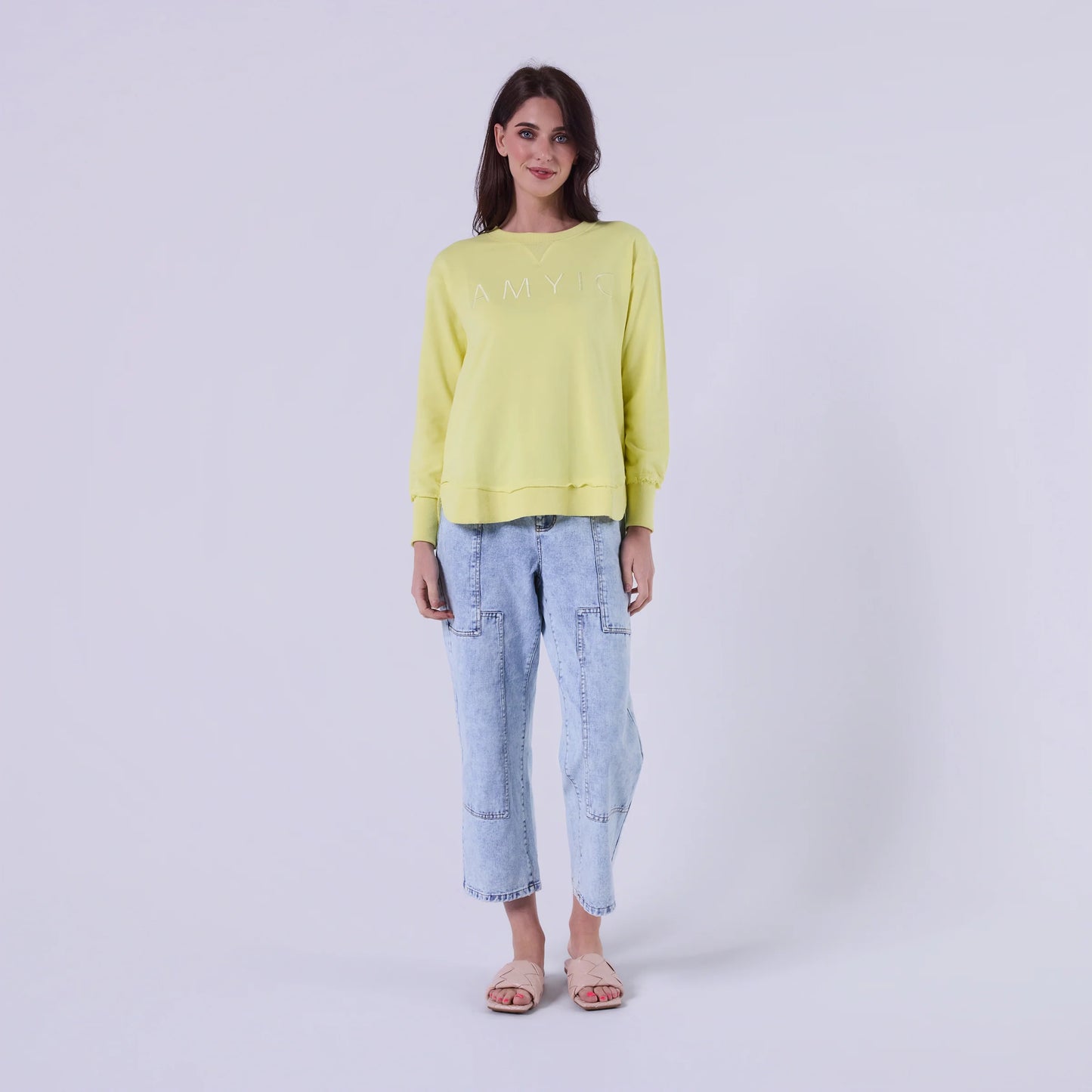 AMYIC SWEATER IN YELLOW