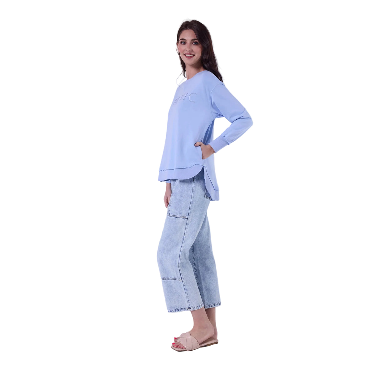 AMYIC SWEATER BABY BLUE
