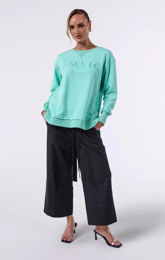 AMYIC SWEATER APPLE GREEN