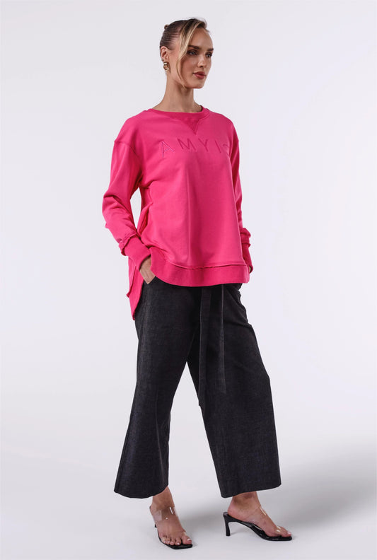AMYIC SWEATER HOT PINK