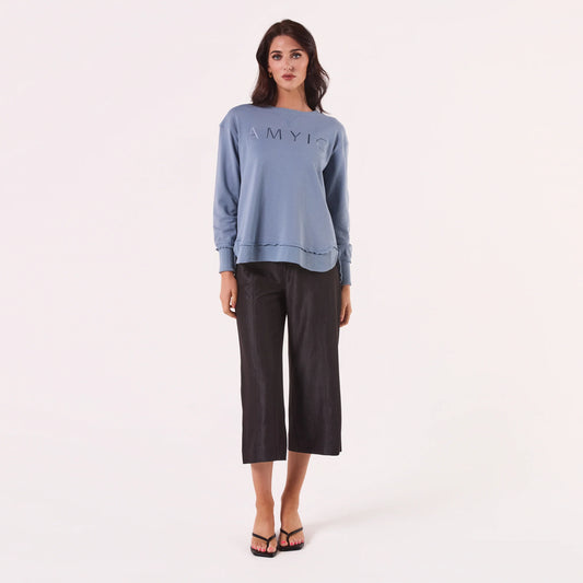 AMYIC SWEATER DENIM BLUE