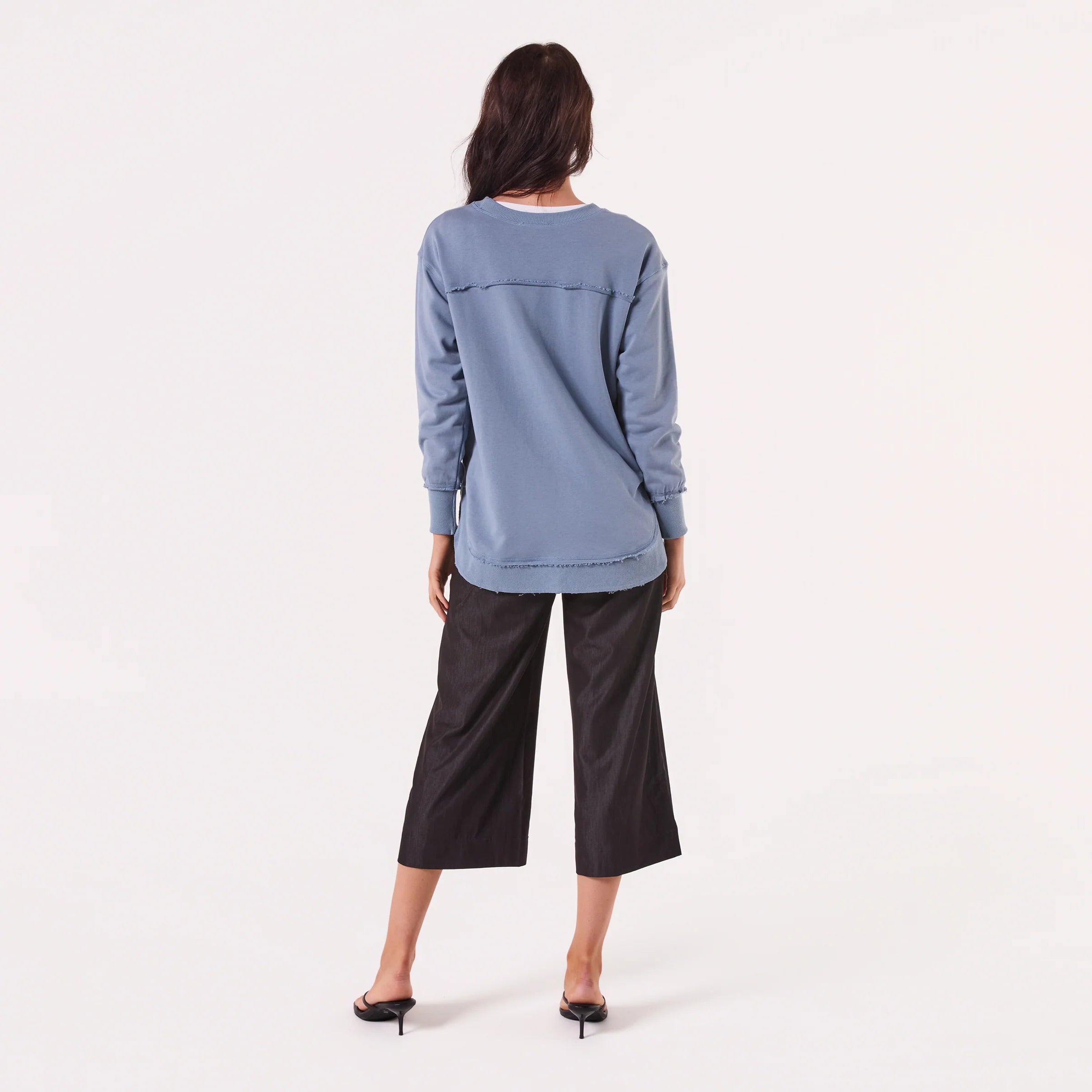 AMYIC SWEATER DENIM BLUE