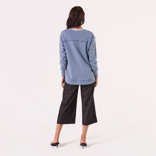 AMYIC SWEATER DENIM BLUE