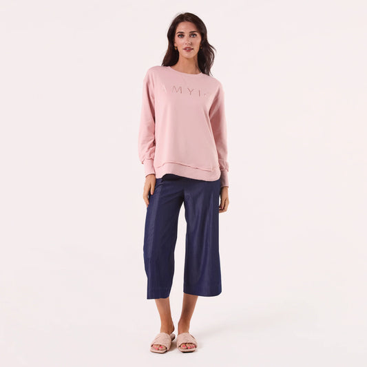AMYIC SWEATER SOFT PINK