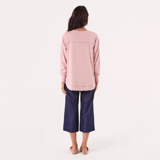 AMYIC SWEATER SOFT PINK