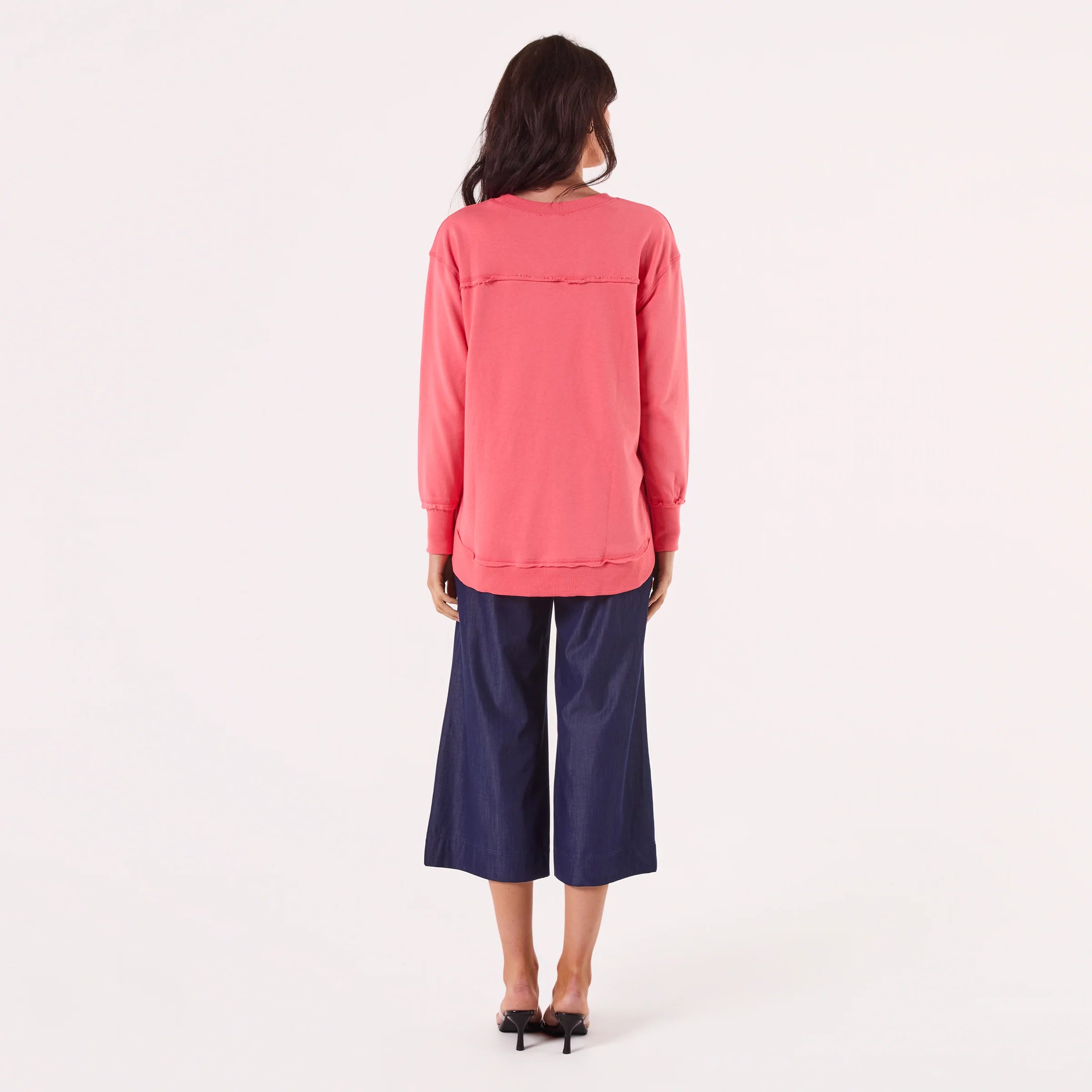 AMYIC STAR SWEATER IN WATER MELON