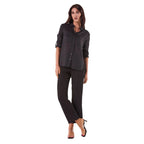 DEE LINEN SHIRT IN BLACK