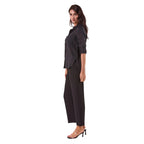 DEE LINEN SHIRT IN BLACK