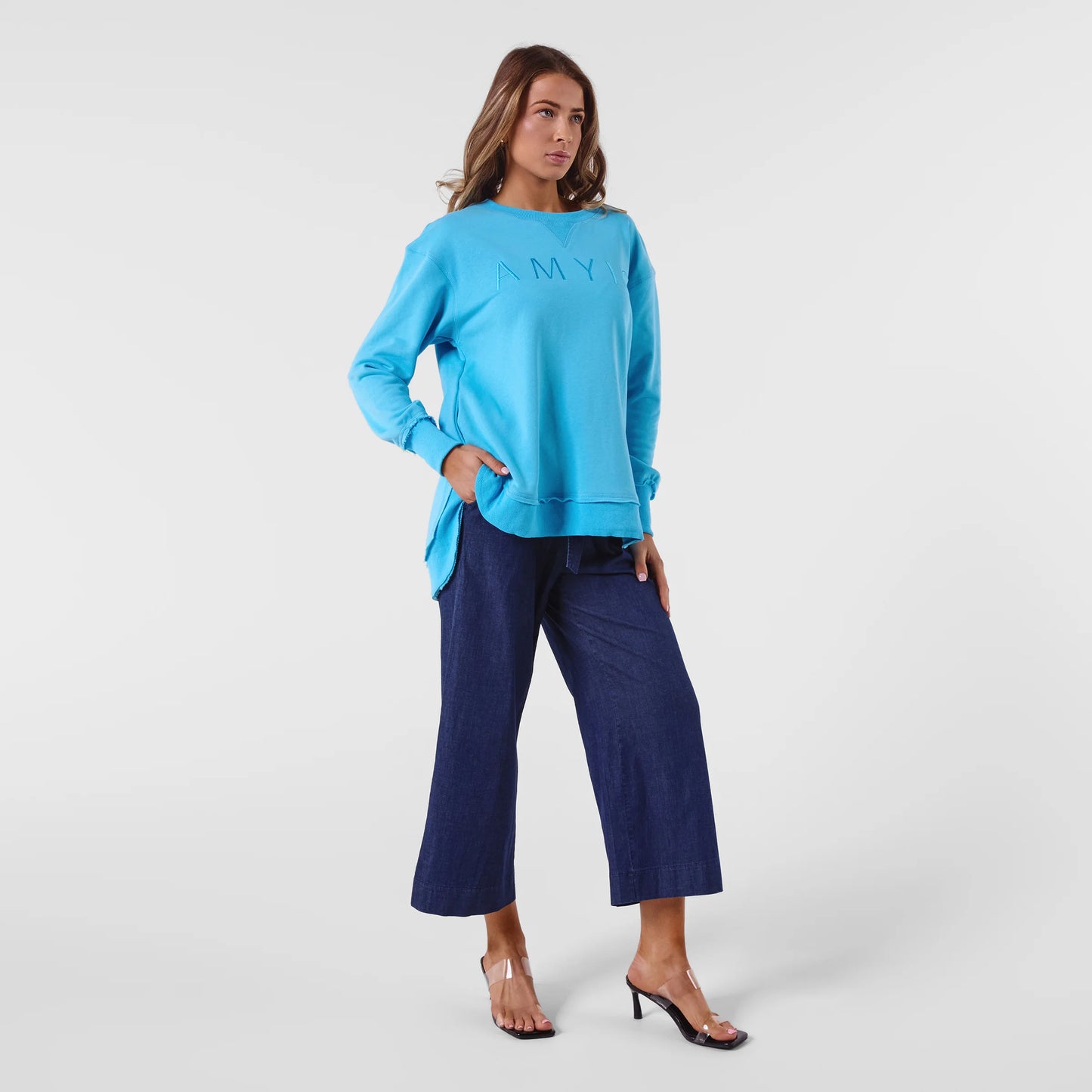 AMYIC SWEATER LIGHT BLUE
