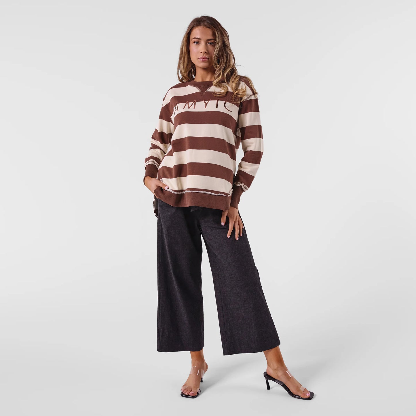 AMYIC STRIPE SWEATER
