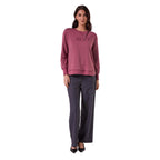 AMYIC SWEATER IN MULBERRY