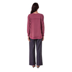 AMYIC SWEATER IN MULBERRY