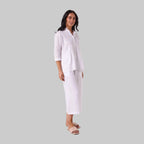 LOOSE LINEN SHIRT IN WHITE