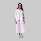LOOSE LINEN SHIRT IN WHITE