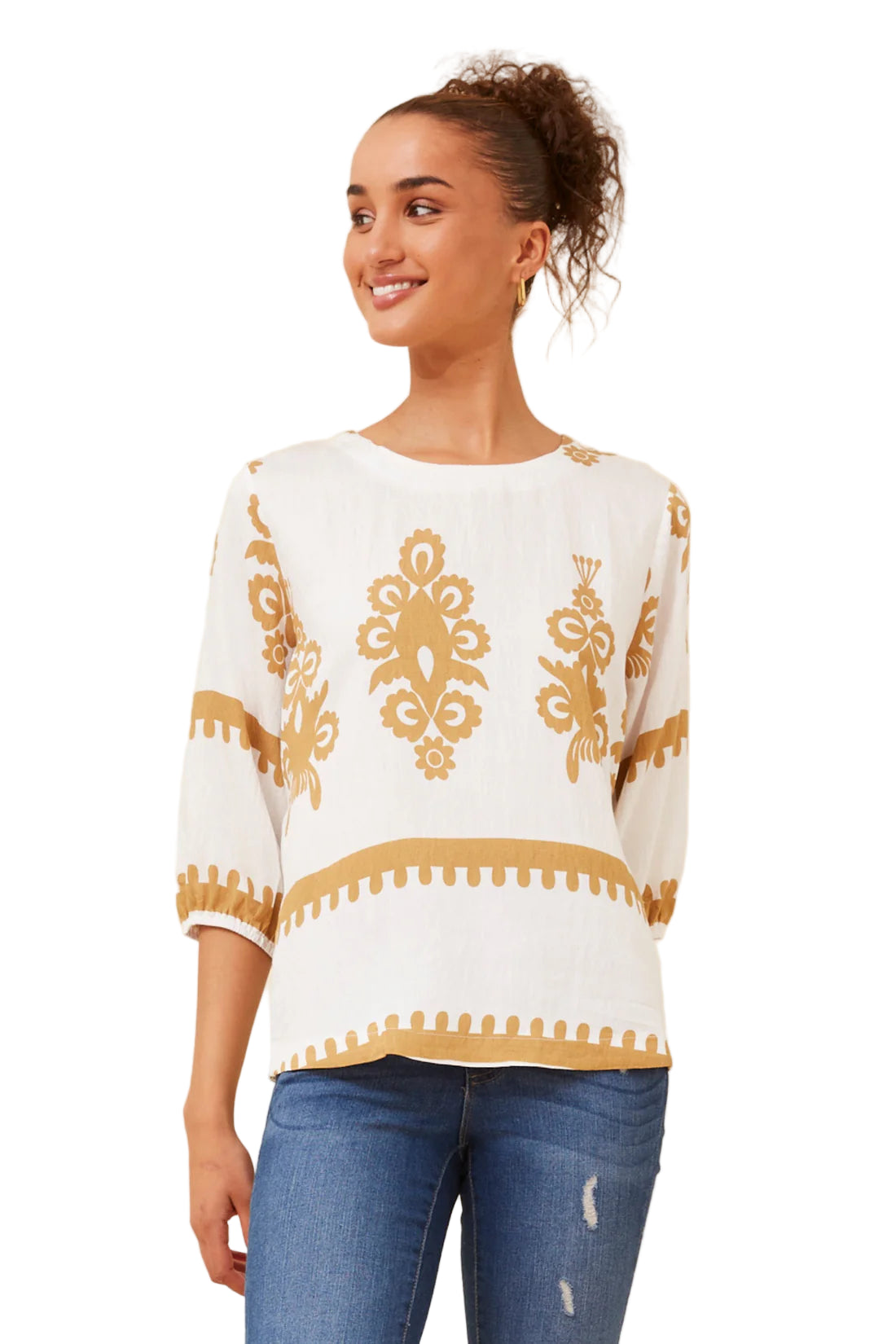 TATUM TOP IN BEIGE