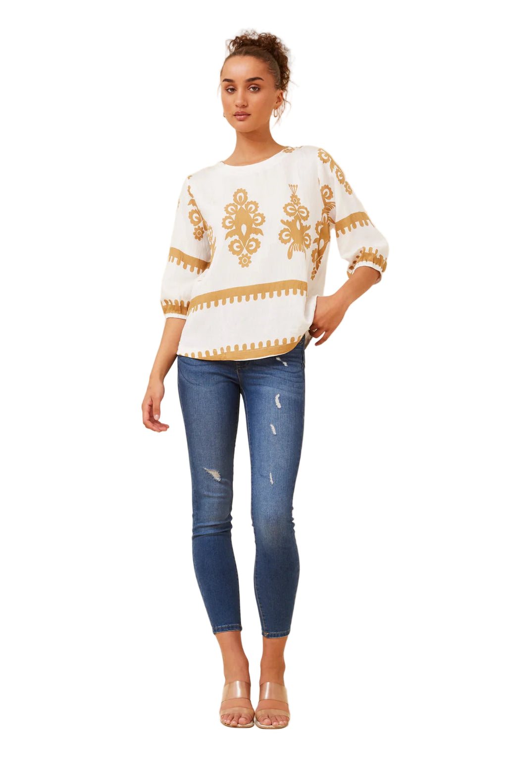 TATUM TOP IN BEIGE