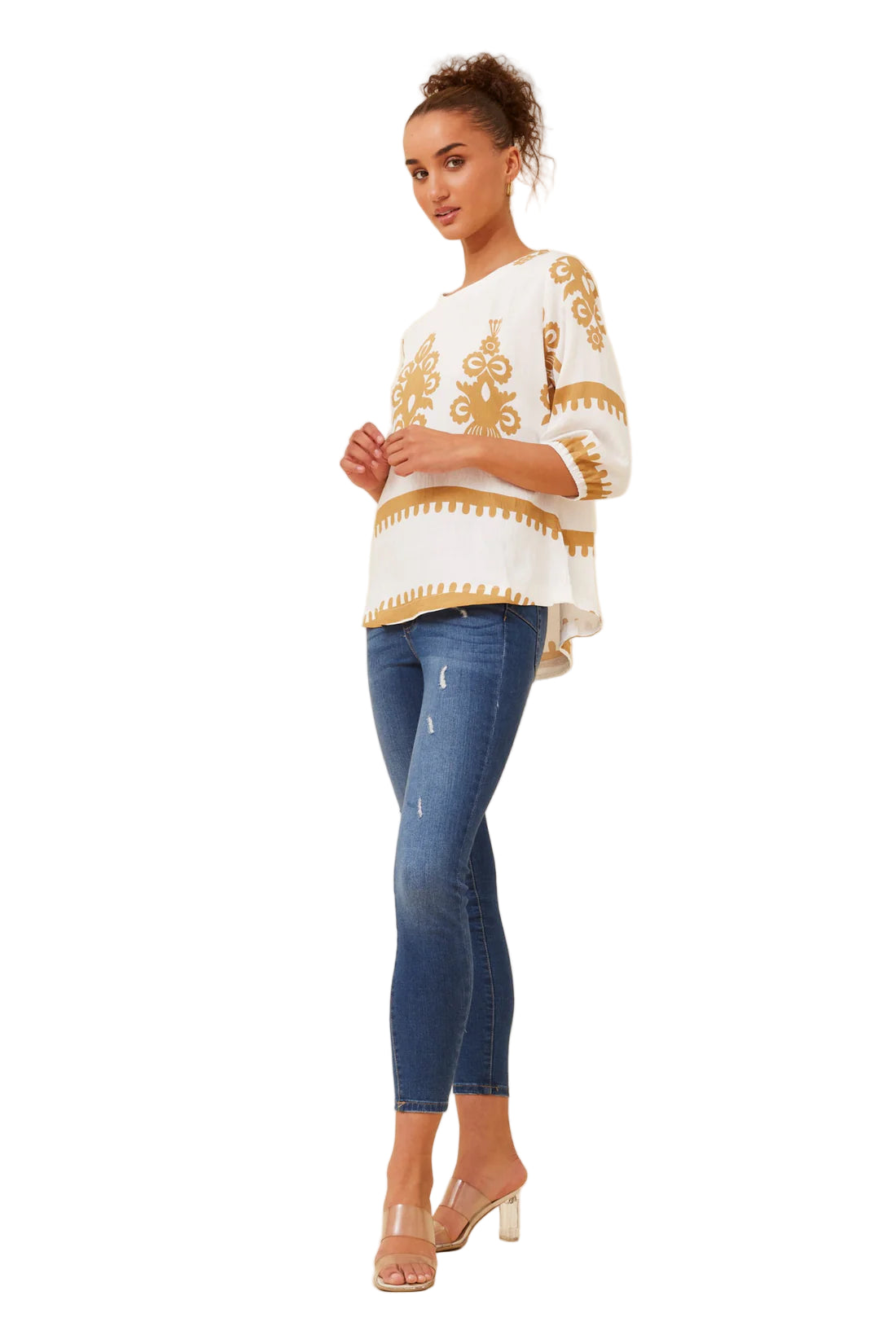 TATUM TOP IN BEIGE