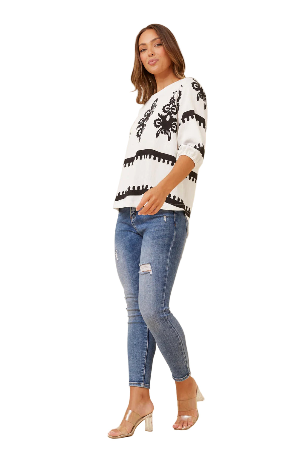 TATUM TOP IN WHITE