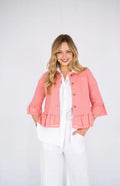 GRACIE JACKET IN DARK PEACH