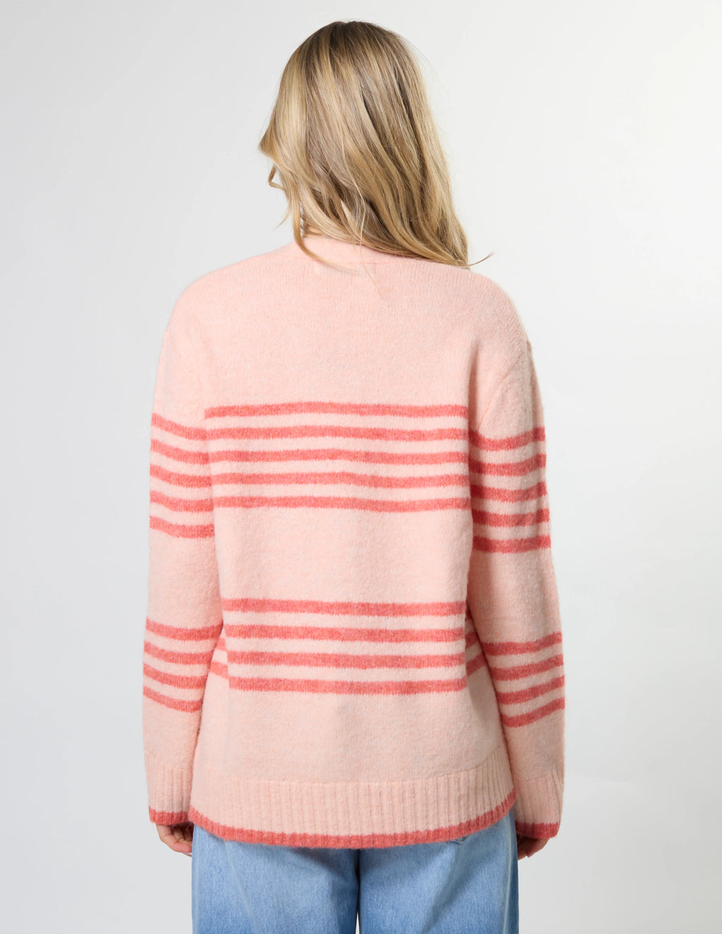CANYON ROSE STRIPE CARDIGAN