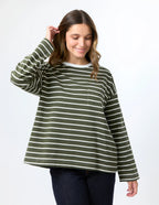 DROP SHOULDER LONG SLEEVE TEE
