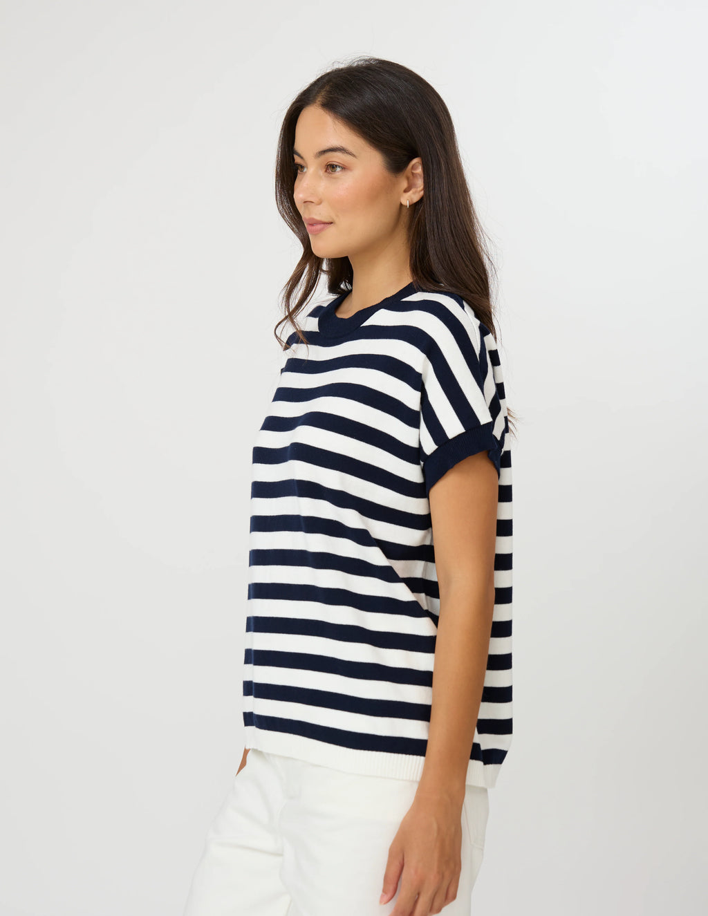 GWEN TEE MIDNIGHT STRIPE
