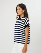 GWEN TEE MIDNIGHT STRIPE