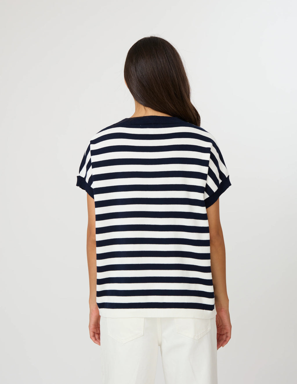 GWEN TEE MIDNIGHT STRIPE