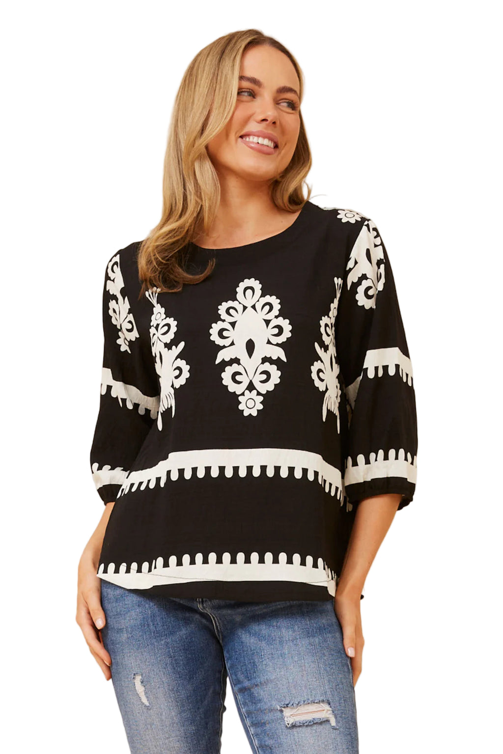 TATUM TOP IN BLACK