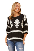 TATUM TOP IN BLACK